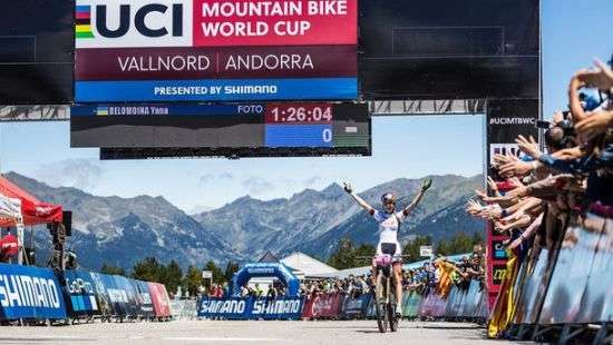 Украинка победила на Кубке мира по маунтинбайку
