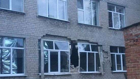 В Николаевской области обрушилось три этажа школы (фото/видео)