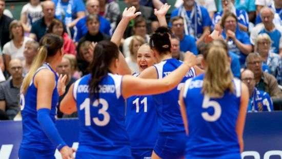 Сборная Украины одержала победу в первом финальном матче Евролиги