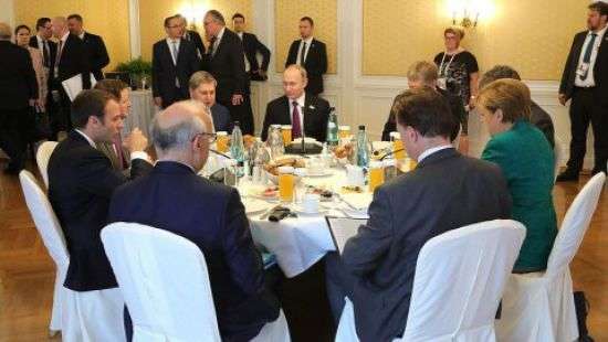 Меркель, Макрон и Путин обсудили Украину на саммите G20