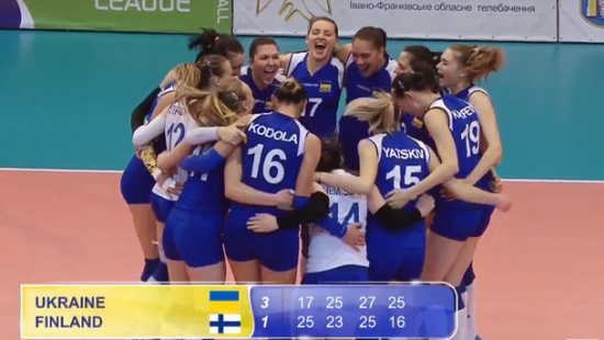 Сборная Украины выиграла Евролигу