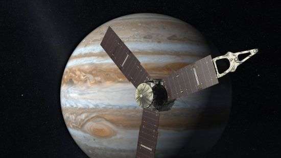 Аппарат «Юнона» рекордно приблизился к Большому красному пятну Юпитера