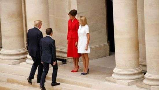 Встреча в Доме Инвалидов: Макрон принял Трампа в Париже