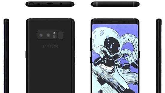 Стал известен вид Samsung Galaxy Note 8