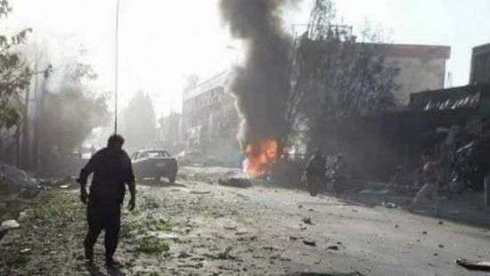 В Афганистане смертник подорвал автобус с госслужащими (видео)