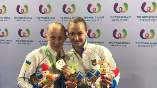 Украинский дуэт выиграл шестое золото Всемирных Игр в прыжках на батуте