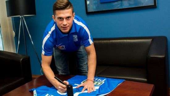 Украинец отыграл весь матч за «Лех» в Лиге Европы