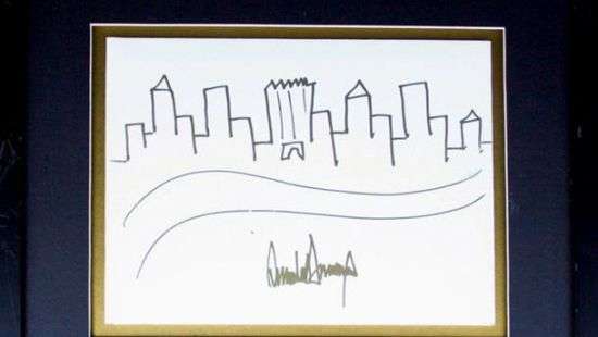 Рисунок Трампа продали за 30 тысяч долларов