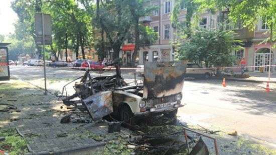 СБУ задержала организаторов взрыва автомобиля в Одессе