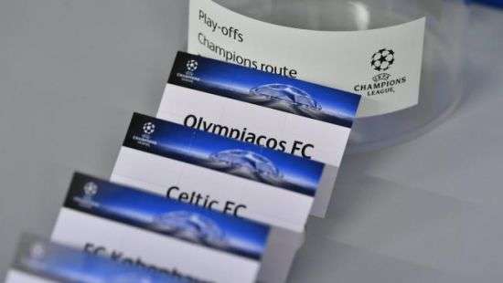 Состоялась жеребьевка плей-офф Лиги чемпионов