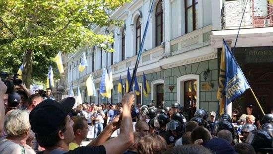 В Одессе устроили протест строительному беспределу Kadorr