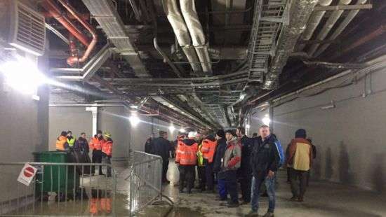 «Зенит Арена» снова протекает