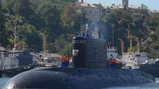 В Крым прибыла новейшая российская субмарина, которая была у сирийских берегов
