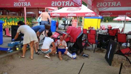 На полтавском пляже произошла перестрелка, есть убитые