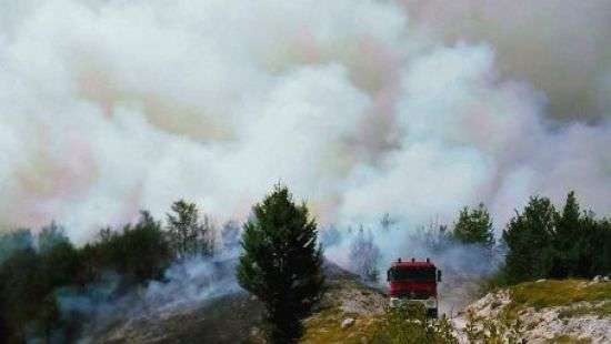 В Черногории горит национальный парк