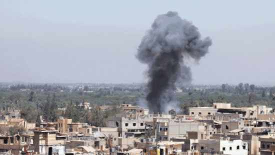 Международную ярмарку в Дамаске поразили ракетой, есть убитые (видео)