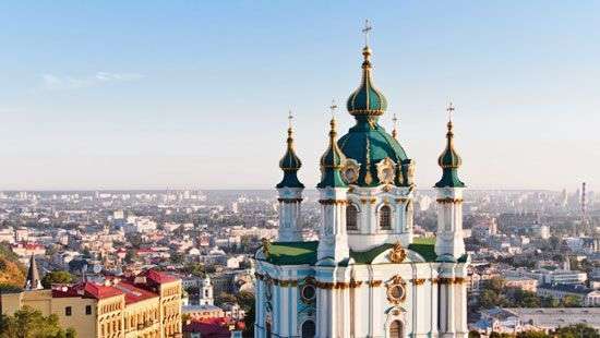 В Киеве ко Дню независимости откроют смотровую площадку Андреевской церкви