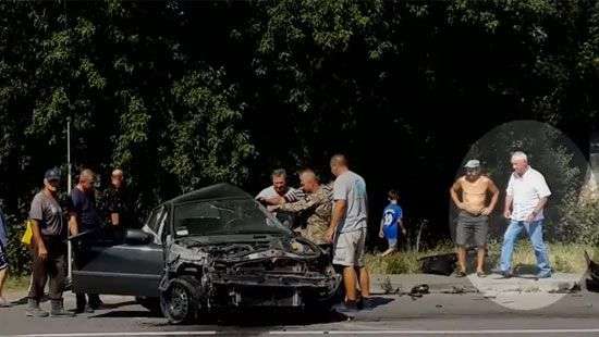 Опубликовано ВИДЕО первых минут после ДТП с кортежем львовского олигарха