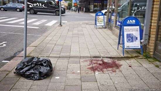 Стали известны подробности о нападавшем с ножом в Финляндии