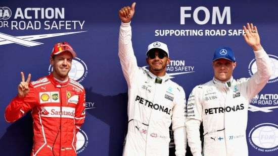 Пилот «Мерседеса» выиграл квалификацию гран-при Бельгии