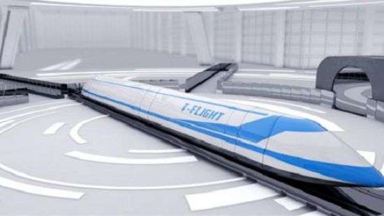 В Китае запустят поезд, который будет разгоняться до 4 тысяч км/час