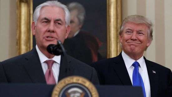 Трамп недоволен госсекретарем Тиллерсоном