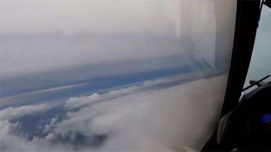 Появилось впечатляющее ВИДЕО урагана Ирма, сделанное с самолета