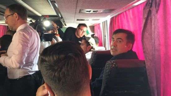 Саакашвили пропустили в Украину польские пограничники