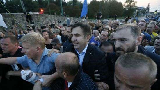 Задержаны участники прорыва Саакашвили, которые душили пограничников (ВИДЕО)