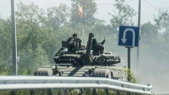 Возле Донецка ОБСЕ зафиксировала 40 танков боевиков