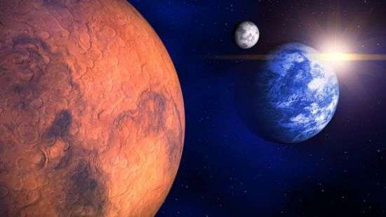 Ученые из США предсказали столкновение Земли с Марсом