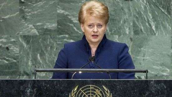 Грибаускайте вынудила россиян покинуть зал заседаний Генассамблеи ООН