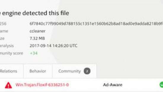 Уязвимость в CCleaner обезврежена