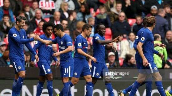 АПЛ. Хет-трик Мораты позволил «Челси» разгромить «Сток Сити», «МЮ» обыграл «Саутгемптон», а «Ман. Сити» поиздевался над «Кристал Пэлас»