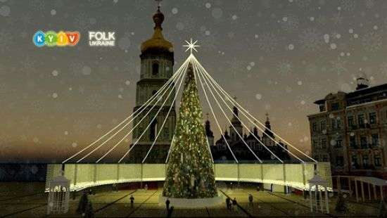 Стало известно, как будет выглядеть главная елка Украины