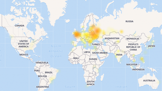 В работе Skype произошел сбой
