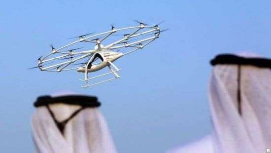 В Дубае испытали первое в мире летающее такси