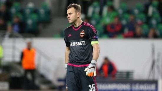 Вратарь ЦСКА пропустил в 41 матче подряд в ЛЧ