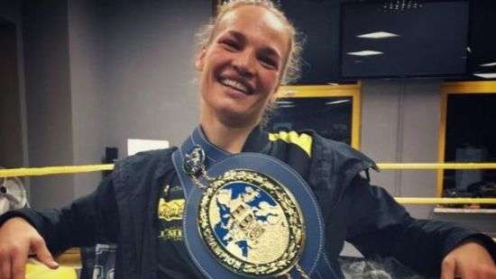 Украинка выиграла чемпионский пояс EBU