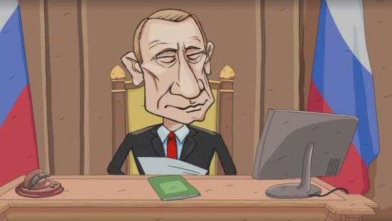 Путина поздравили с Днем рождения мультиком с Януковичем (ВИДЕО)