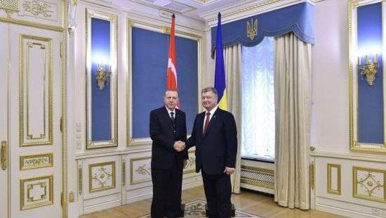 Прибывший в Киев Эрдоган заговорил на украинском