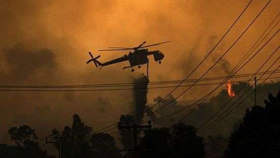 В Калифорнии бушуют лесные пожары - ВИДЕО
