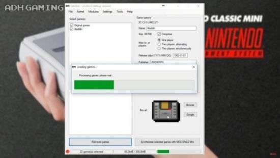 SNES Mini взломана