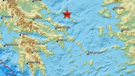 Греция снова содрогнулась от подземных толчков