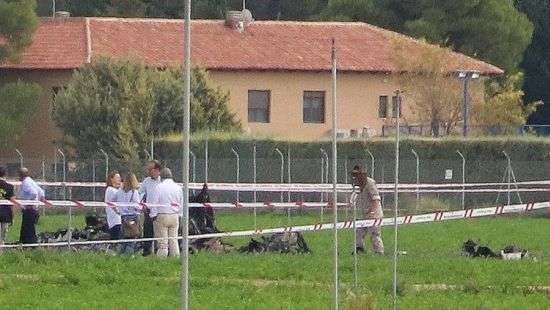 В Испании после воздушного парада разбился истребитель (видео)