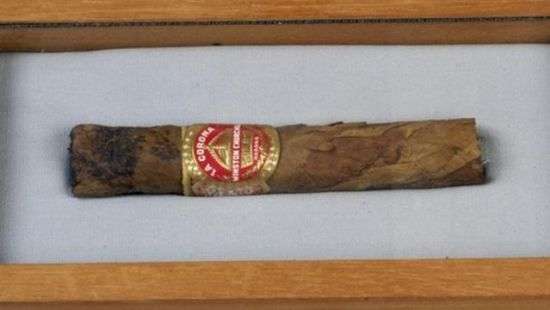 В США продали недокуренную сигару Черчилля