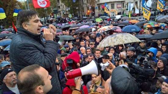Саакашвили провел вече в Харькове