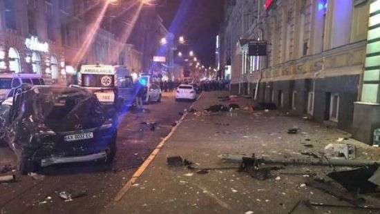 Нардеп опубликовал в соцсети страшные кадры гибели пешеходов в Харькове (видео)