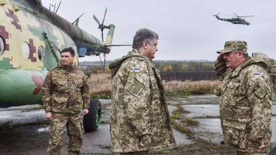 Порошенко провел совещание в зоне АТО