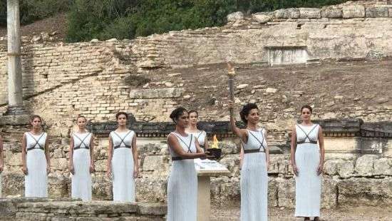 В храме Геры зажгли огонь Олимпиады-2018